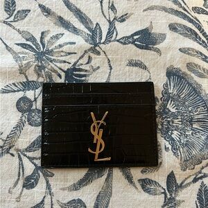 Saint Laurent Black Card Holder